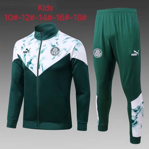 Bambino Giacca Palmeiras 23/24 Verde Bianco